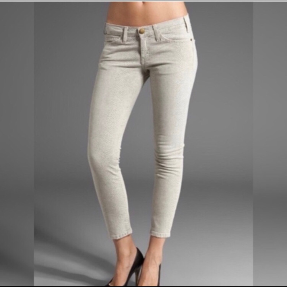 Gorgeous Current Elliott Python Crop Skinny | 26